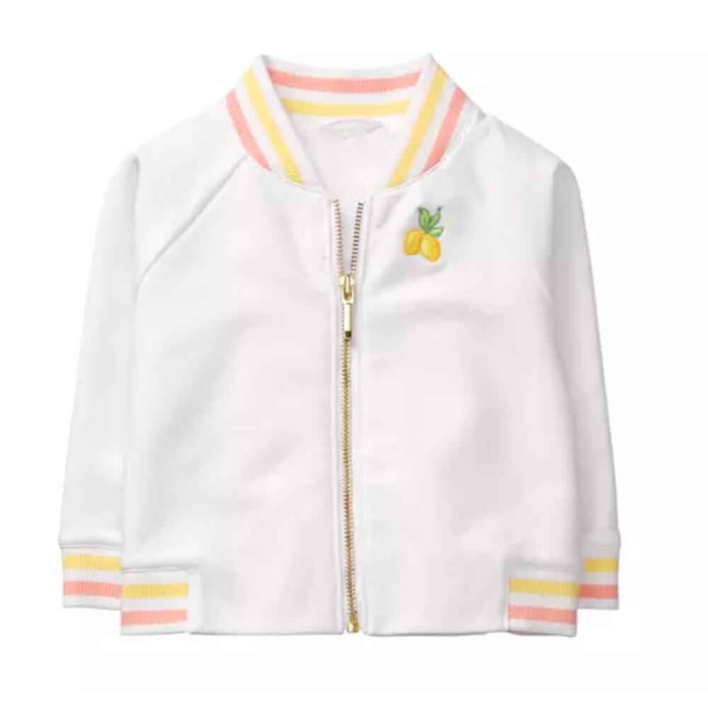 ❣️LOWEST PRICE❣️ Janie and Jack Lemon Bomber Jacket Sz 12-18 mo